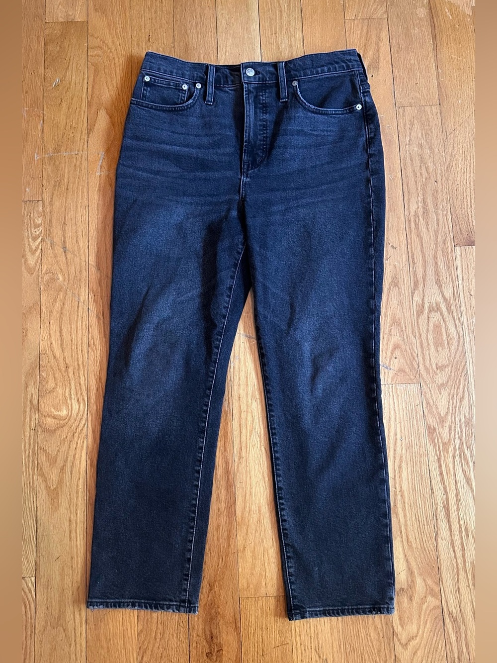 Madewell The Perfect Vintage Jean Washed Black NWOT Size 30